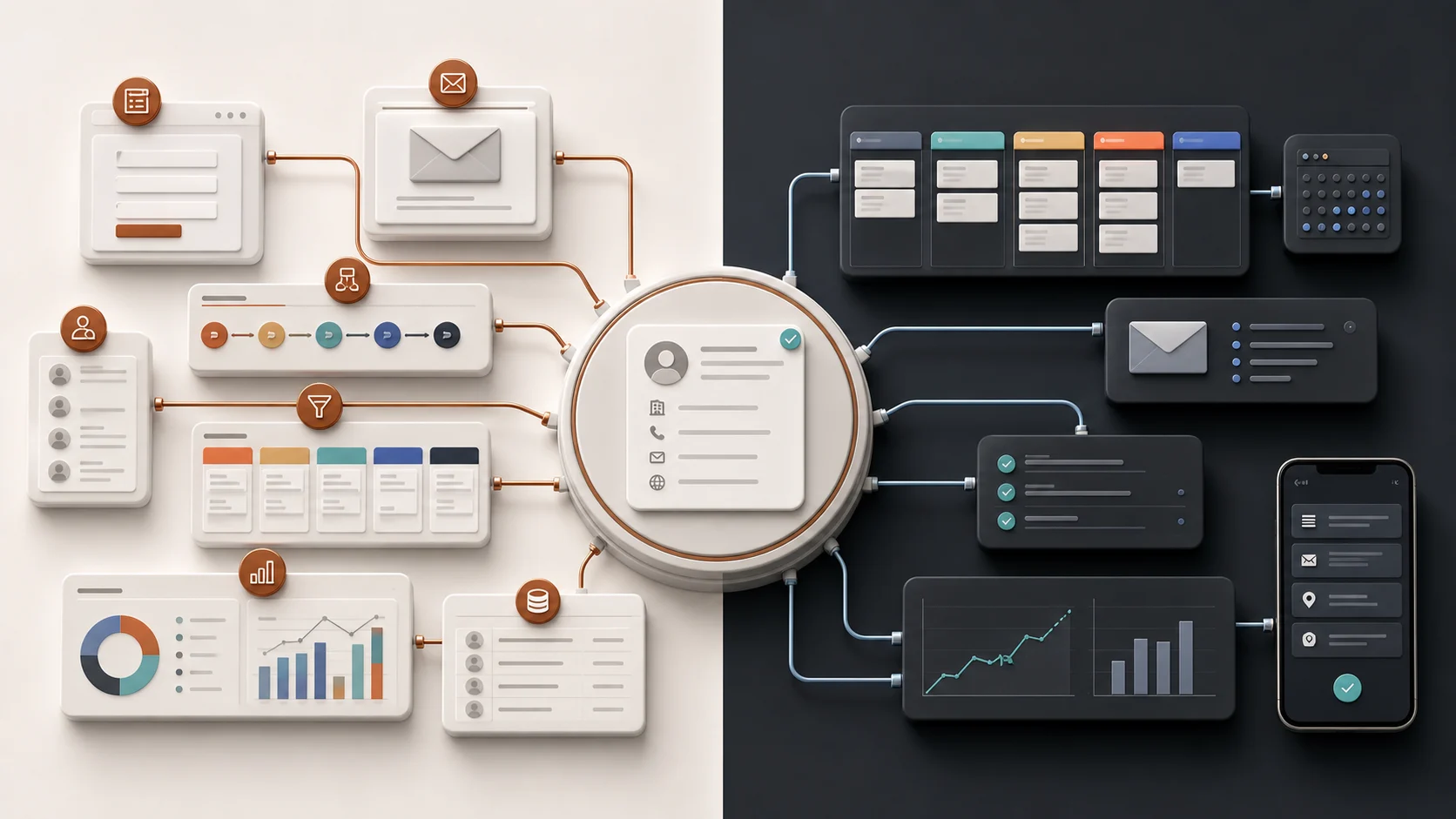 Broad customer platform compared with a focused visual sales pipeline CRM